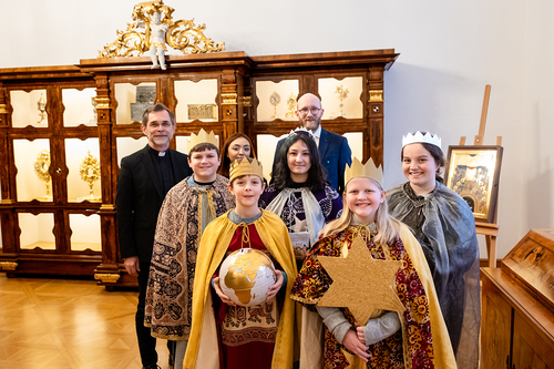 Sternsinger bei eEBS Grünwidl / Erzdiözese Wien/ Schönlaub, Stephan Schönlaub