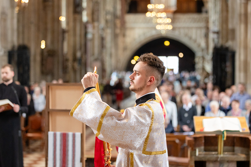 Priesterweihe Byzantinischer Ritus im Stephansdom / Erzdiözese Wien/ Schönlaub