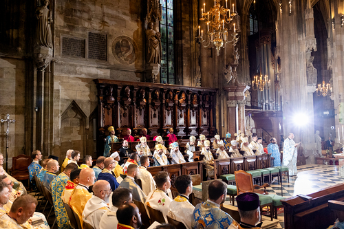 byzantinisches Pontifikalamt Stephansdom