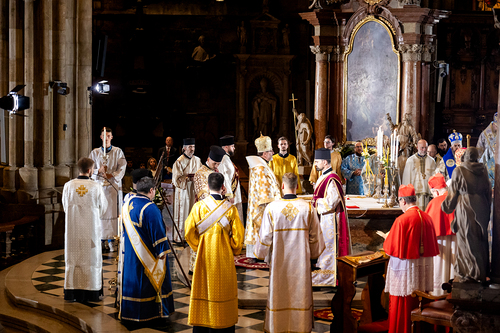byzantinisches Pontifikalamt Stephansdom