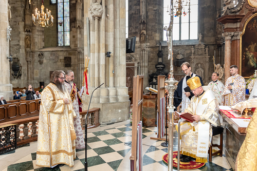 Priesterweihe Byzantinischer Ritus im Stephansdom / Erzdiözese Wien/ Schönlaub