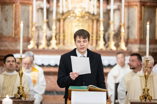 Feier der Beauftragung im Wiener Priesterseminar / Erzdiözese Wien/ Schönlaub, Stephan Schönlaub