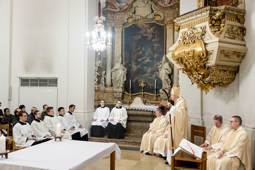 Feier der Beauftragung im Wiener Priesterseminar / Erzdiözese Wien/ Schönlaub, Stephan Schönlaub